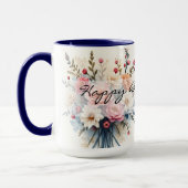 Luxury Modern Wildflowers Beautiful Collection Tasse (Links)