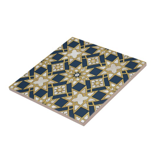 Luxury Moroccan Zellige Mosaic Seamless Pattern Fliese (Seite)