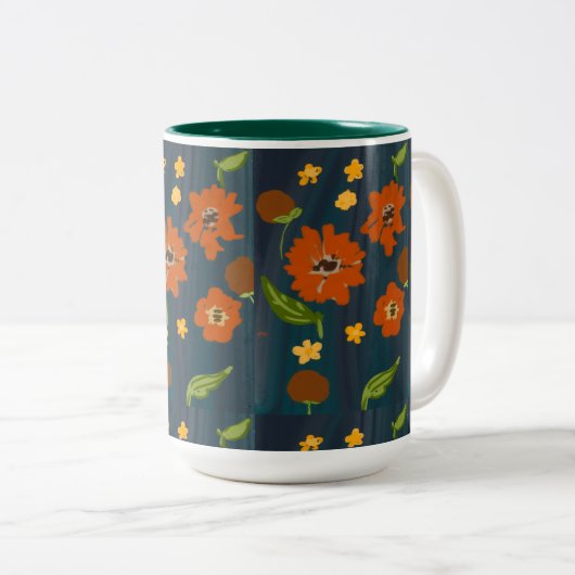 luxury mug for winter hot drinks zweifarbige tasse (VorderseiteRechts)