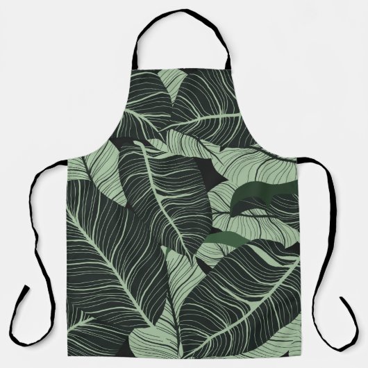 Luxury nature leaves background. Floral pattern, T Schürze (Vorderseite)