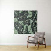 Luxury nature leaves background. Floral pattern, T Wandteppich (Beispiel (Horizontal))
