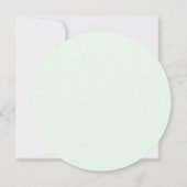 Luxury Navy Blue Floral Wedding Invitation - Custo Einladung (Rückseite)