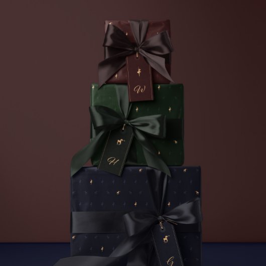 Luxury navy blue wrapping paper geschenkpapier