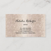 Luxury Navy & Gold House Reinigungsservice Spray Visitenkarte (Rückseite)