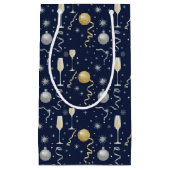 Luxury New Year Celebration – Champagne & Sparkle Kleine Geschenktüte (Vorderseite)