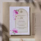 Luxury Nikkah Wedding Einladung | Hydrangeas