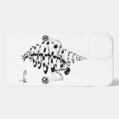 Luxury Noir Case iPhone Hülle (Rückseite (Horizontal))