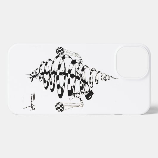 Luxury Noir Case iPhone Hülle (Rückseite (Horizontal))