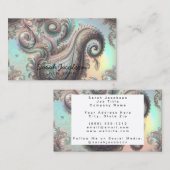 Luxury Opal Paisley Visitenkarte (Vorne/Hinten)