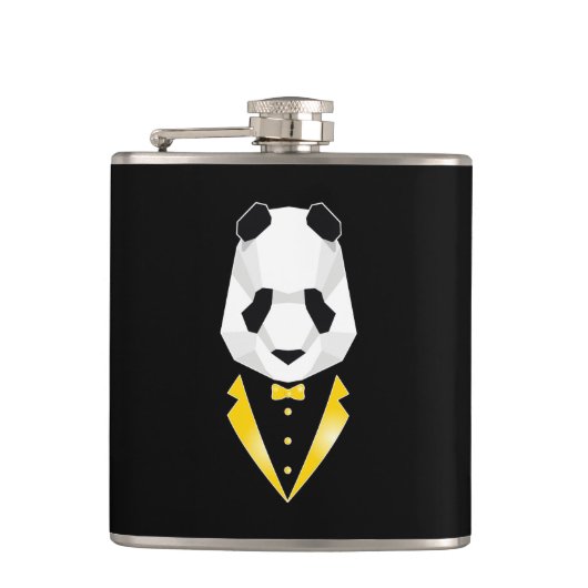 Luxury Panda Flachmann (Vorderseite)