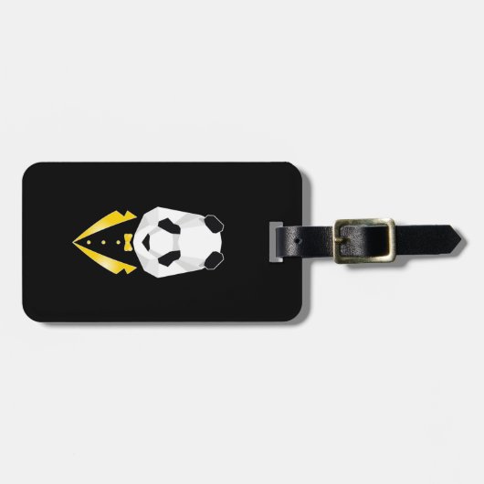 Luxury Panda Gepäckanhänger (Vorderseite horizontal)