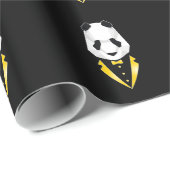 Luxury Panda Geschenkpapier (Rolleneckpunkt)