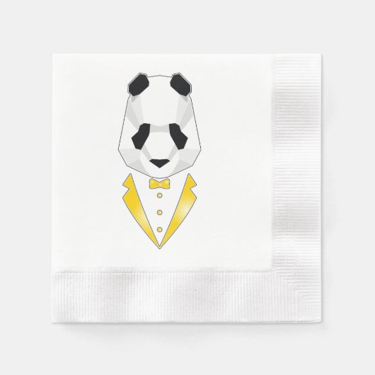 Luxury Panda Serviette (Vorderseite)