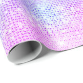 LUXURY PASTEL GLITZER SPRITZER LILA GESCHENKPAPIER (Rolleneckpunkt)