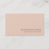 Luxury Pearl Finish Salon Elite Monogram Schlicht Visitenkarte (Vorderseite)