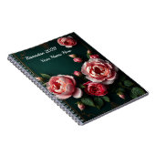 Luxury Peony Arabesque Notizblock (Rechte Seite)