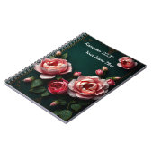 Luxury Peony Arabesque Notizblock (Linke Seite)