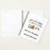 Luxury Personalized "Just One More Chapter Planner Planer (Anzeige)