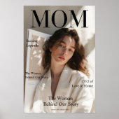 Luxury Personalized Mom Magazine Cover This elegan Poster (Vorne)