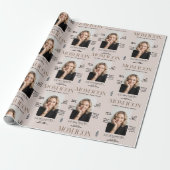 Luxury Personalized Mom Magazine Photo Cover Geschenkpapier (Ungerollt)