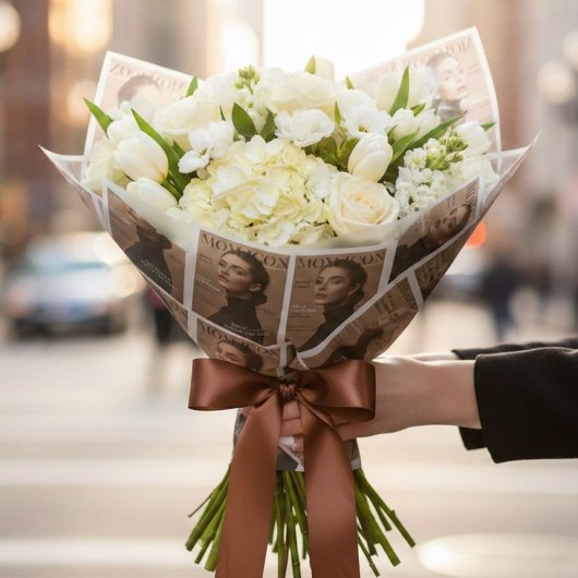 Luxury Personalized Mom Photo Custom Geschenkpapier