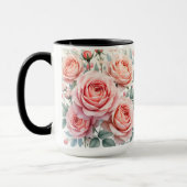 Luxury Pink Roses Beautiful Popular Collection Tasse (Links)