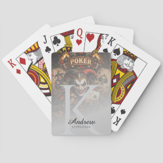 Luxury Poker Joker King Card Design, Custom Spielkarten