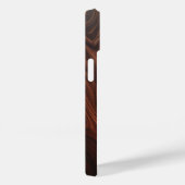 Luxury Polished Walnut Wood Grain Abstract Circula Case-Mate iPhone Hülle (Rückseite / Rechts)