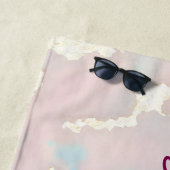 Luxury Popular Blush Pink Mint Gold Collection Strandtuch (Beispiel)