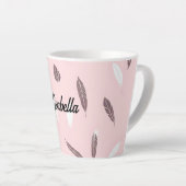 Luxury Popular Feathers Boho Collection Milchtasse (Rechte Ecke)