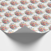 Luxury Popular Wildflowers Beautiful Collection Geschenkpapier (Ecke)