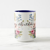 Luxury Popular Wildflowers Beautiful Collection Tasse (Zentrum)
