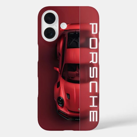 Luxury Porsche-Inspiriert iPhone Case - Sleek, Dur (Rückseite)
