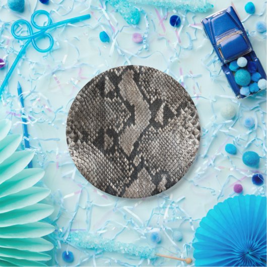 Luxury Python Snake Skin - Rich Elegant Mode Pappteller (Party)