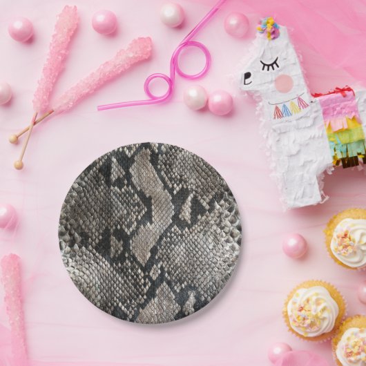 Luxury Python Snake Skin - Rich Elegant Mode Pappteller (Party)