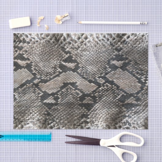 Luxury Python Snake Skin Rich Elegante Mode Seidenpapier (Handwerk)