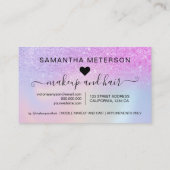 Luxury Rainbow Glitzer Ombre Makeup 10 Treuekarte (Rückseite)