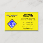 Luxury Real Anwesen Agent (Create QR) Realtor Visitenkarte (Rückseite)