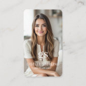 Luxury Real Estate Agent Photo Professional Visitenkarte (Vorderseite)