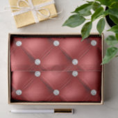 Luxury Red Diamond gepolstertes Muster Seidenpapier (Geschenk)