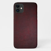 Luxury Red Premium Textured Design Case-Mate iPhone Hülle (Rückseite)