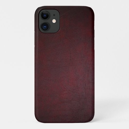 Luxury Red Premium Textured Design Case-Mate iPhone Hülle (Rückseite)