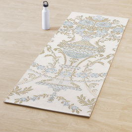 Luxury Regina White Classic Floral Yogamatte