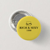 Luxury Rich 1990 Button (Vorne & Hinten)