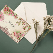 Luxury Riyadh Skyline Bougainvillea Wedding Vielen Karte