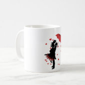 Luxury Romantic Couple Mug Kaffeetasse (Vorderseite Links)