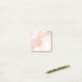 Luxury Rose Gold Ink Art Post-it Notes Block Klebezettel (Auf Schreibtisch)