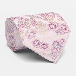 Luxury Rose Pattern Wrapping Paper Krawatte