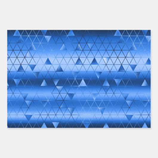 Luxury Royal Blue Background Geschenkpapier Set (Vorderseite 2)