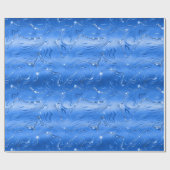 Luxury Royal Blue Geschenkpapier (Flach)